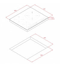Cargar imagen en el visor de la galería, Placa de Inducción Teka IBC 63015 – 3 Zonas con Zona Doble