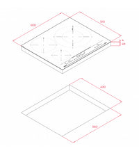Cargar imagen en el visor de la galería, Placa de Inducción Teka IZC63632 – 3 Zonas MasterSense Paellera XL